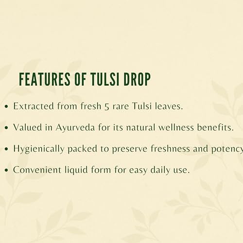 AYURVEDASHREE Gotas de Tulsi - Refuerzo Natural de Inmunidad 30 ML - 5 Tulsi Raros Certificados, Gotas de Albahaca Sagrada 30 ML - imagen 6