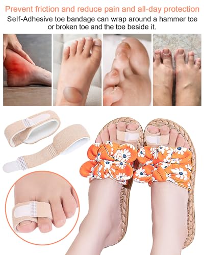 Uwbettry 12 Piezas Correctores de Dedo en Martillo, Enderezadores de Dedo, Fajas Protectores Reutilizables para Dedos Rotos y Torcidos - imagen 5