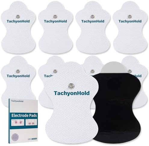 TachyonHold 10 Pzs Electrodos Compatibles Duraderos para Unidad TENS Omron, Repuestos Nursal para Omron - imagen 1