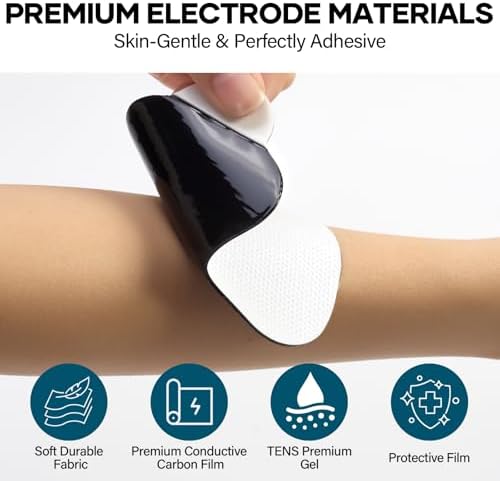 TachyonHold 10 Pzs Electrodos Compatibles Duraderos para Unidad TENS Omron, Repuestos Nursal para Omron - imagen 2