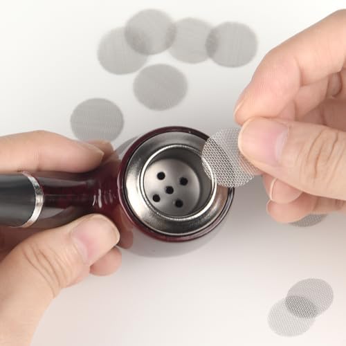 NEBURORA 500 Piezas de Filtros de Pantalla de Acero Inoxidable para Pipas con Caja de Almacenamiento - imagen 6
