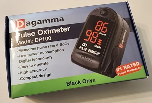 Oxímetro de Pulso Dagamma DP100 en Negro - El Oxímetro Auténtico para Uso Deportivo y Aeronáutico - imagen 2