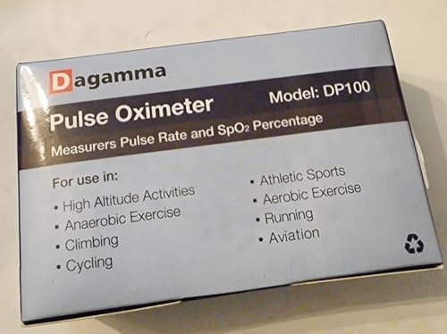 Oxímetro de Pulso Dagamma DP100 en Negro - El Oxímetro Auténtico para Uso Deportivo y Aeronáutico - imagen 4