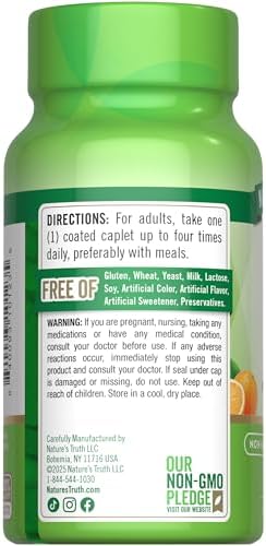 Vitamina C de Nature's Truth con Rosa Mosqueta y Bioflavonoides | 500mg | 100 Tabletas | Vegano, Sin OGM y Sin Gluten - imagen 7