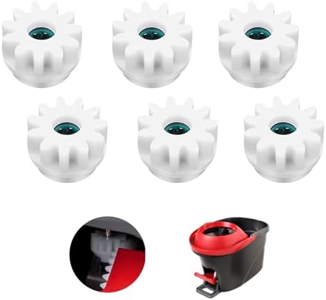 6 Piezas de Repuestos para Mopas Spin, Engranajes de Reemplazo para Cubeta O-Cedar, Reparación de Sprockets para Sistema Easywring - imagen 1