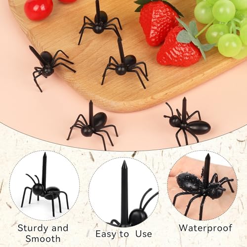 36 Piezas de Palillos de Hormiga, Tenedores para Aperitivos de Fruta, Palillos Reutilizables para Pasteles y Postres, Fiesta de Cumpleaños, Baby - imagen 5