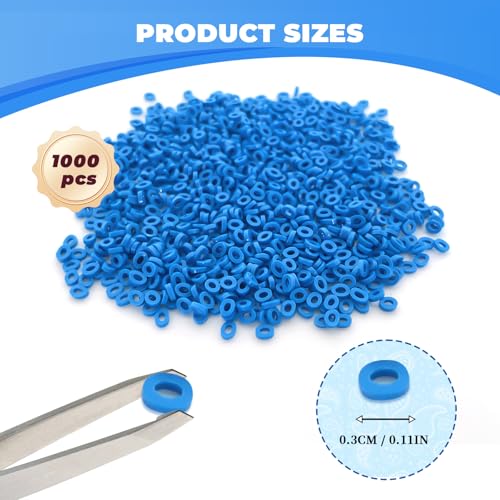 Paquete de 1000 piezas de separadores ortodónticos elásticos para cuidado dental y tratamiento - imagen 2