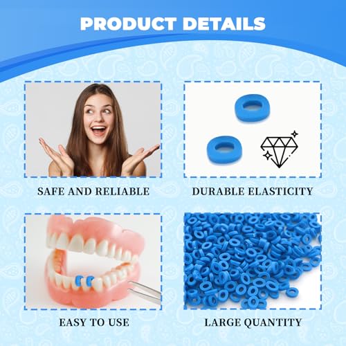 Paquete de 1000 piezas de separadores ortodónticos elásticos para cuidado dental y tratamiento - imagen 3