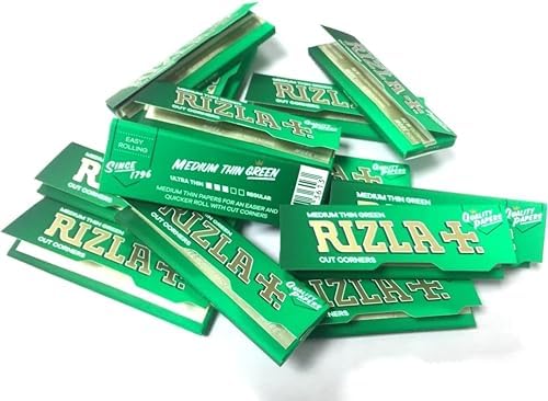 Papel para enrollar cigarrillos Rizla Green - Paquete de 10 unidades - imagen 2