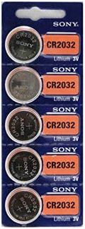 Batería de moneda Sony CR2032 3V de Litio, Paquete de 5 Piezas - imagen 1