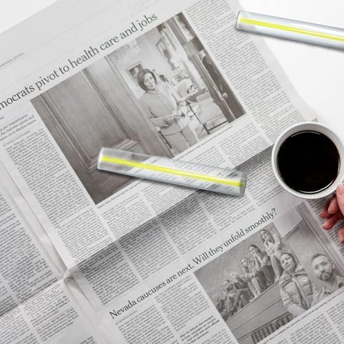Regla Magnificadora MagniPros 2X con Línea Guía - Ideal para Leer Impresiones Pequeñas y Documentos - imagen 6