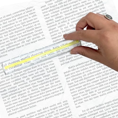 Regla Magnificadora MagniPros 2X con Línea Guía - Ideal para Leer Impresiones Pequeñas y Documentos - imagen 8