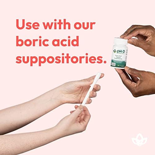 pH-D Salud Femenina - Aplicadores de Supositorios Vaginales, Ideales para Supositorios de Ácido Bórico, Reutilizables, Compatibles con la Mayoría de - imagen 4