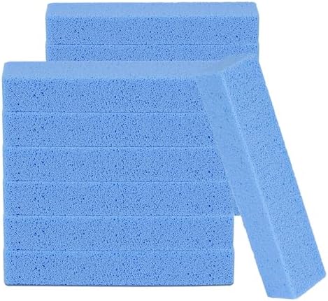 Paquete de 14 Piedras Pómez para Limpiar Inodoros, Elimina Manchas de Agua Dura, Ideal para Inodoros, Bañeras, Parrillas, Albercas y Lavabos (Azul) - imagen 1