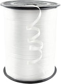 Cinta Rizada Blanca Civoah de 500 Yardas para Regalos y Decoraciones de Cumpleaños, Cinta de 3/16'' para Globos, Manualidades y Moños - imagen 1