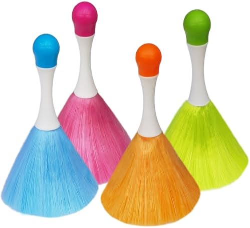 Paquete de 4 Trapeadores de Microfibra de 8, Lavables, para Limpiar Polvo Diario en el Hogar, Cepillo de Plumas Electrostáticas, Suministros de - imagen 1
