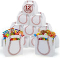 ArtCreativity Favor de Fiesta de Béisbol, Paquete de 12 Cajas de Cartón con Asas, Bolsas de Regalo para Dulces, Galletas y Juguetes, Suministros para - imagen 1