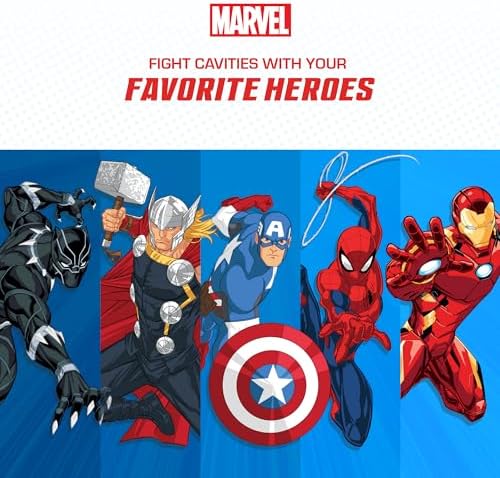 Cepillo de Dientes Brush Buddies Marvel Black Panther para Niños, Cerdas Suaves, Mango Antideslizante, Ideal para Viajes, Cuidado Oral para 2 Años en - imagen 4
