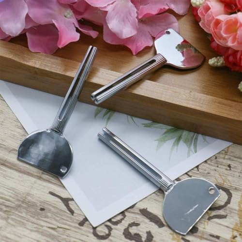 Juego de 2 Llaves Exprimidor de Tubos de Acero Inoxidable Plateado para Pasta de Dientes, Rodillo Exprimidor para Baño, Accesorios de Seguridad - imagen 8