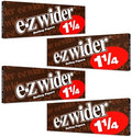 Papel para Cigarrillos E-Z Wider - 1 1/4 - 24 Hojas por Libro, ¡4 Paquetes! - imagen 1