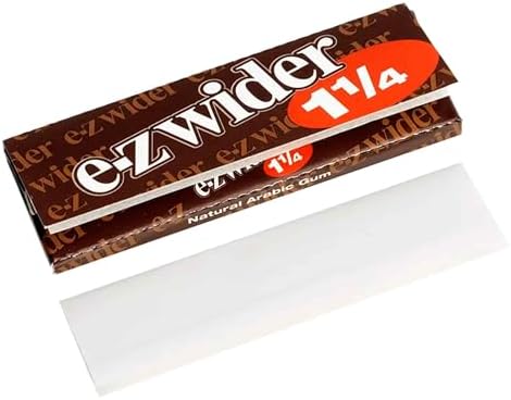 Papel para Cigarrillos E-Z Wider - 1 1/4 - 24 Hojas por Libro, ¡4 Paquetes! - imagen 2
