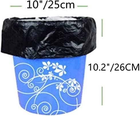 Bolsas de Basura Negras de 1.2-1.5 Galones / 180 Piezas, Forros para Bote de Basura de Oficina y Recámara, Material Delgado - imagen 4