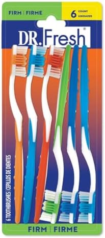 Cepillos de Dientes Firmes Dr. Fresh Paquete de 6 - imagen 1