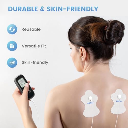 6 Piezas de Almohadillas de Reemplazo Compatibles con Unidades TENS Omron – PM500, PM400, PM3030 y Más - imagen 3