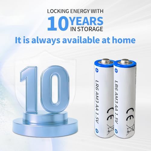 Baterías Alcalinas AA 1.5V, Paquete de 40 Baterías Doble A No Recargables, Potencia Duradera para Dispositivos Electrónicos del Hogar, Vida Útil de - imagen 2