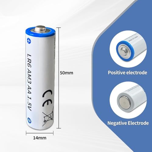 Baterías Alcalinas AA 1.5V, Paquete de 40 Baterías Doble A No Recargables, Potencia Duradera para Dispositivos Electrónicos del Hogar, Vida Útil de - imagen 8