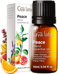Mezcla de Aceites Esenciales Gya Labs Peace para Difusor, Aromaterapia, Fabricación de Velas y DIY - Ingredientes de Incienso, Toronja y Pachulí (10 - imagen 1