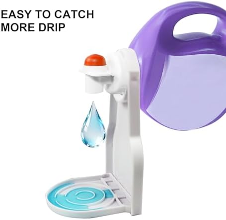 Soporte para Dispensador de Detergente de Lavandería 2PCS, Capturador de Goteo de Suavizante, Limpieza Fácil y Organización Sin Desorden - imagen 4