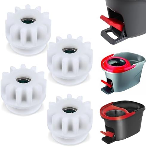 Repuestos para Mop Larrel 4 Pzs, Rodamiento de Pedal para Cubeta Ocedar, Engranajes de Clutch Unidireccional, Compatible con Mops de 90% en el Mercado - imagen 1