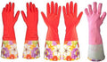 Guantes de Limpieza de Goma Treenewbid para Cocina con Forro Cálido, Impermeables y Resistentes, Talla Grande, 2 Pares - imagen 1