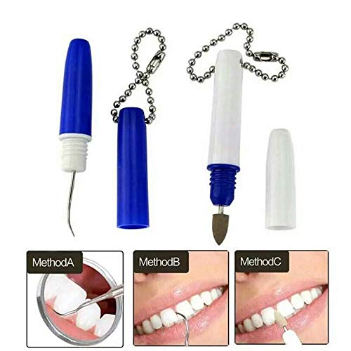 Bonmall Palillos Dentales de Viaje, Removedor de Manchas de Dientes Portátil, Kit de Higiene Oral Mini para Viaje y Uso en Casa - imagen 2