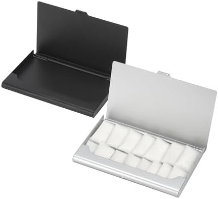 3 Paquetes de Contenedor Metálico para Zyn | Estuche Blanco | Contenedor para Chicles y Pouches de Cafeína | Lata de Aluminio para Zyn | Regalo para - imagen 1