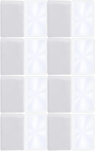 Paquete de 8 Lentes Fresnel de Aumento para Tarjetas de Crédito - Lupa de 300% para Lectura y Encendido de Fuego (Tamaño de Cartera) - imagen 1