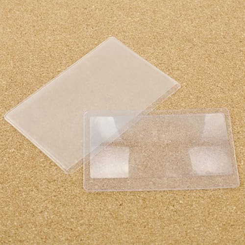 Paquete de 8 Lentes Fresnel de Aumento para Tarjetas de Crédito - Lupa de 300% para Lectura y Encendido de Fuego (Tamaño de Cartera) - imagen 4