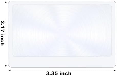 Paquete de 8 Lentes Fresnel de Aumento para Tarjetas de Crédito - Lupa de 300% para Lectura y Encendido de Fuego (Tamaño de Cartera) - imagen 7