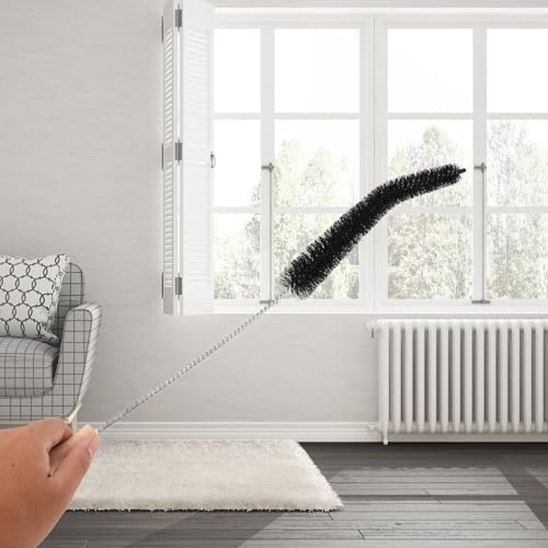 Cepillo Limpiador de Radiador, Cepillo de Duster para Radiador con Mango Largo, Suministros de Limpieza para Radiadores - imagen 5