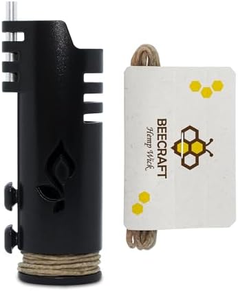Encendedor Wrapper de Cuerda de Cáñamo (Negro) - imagen 1