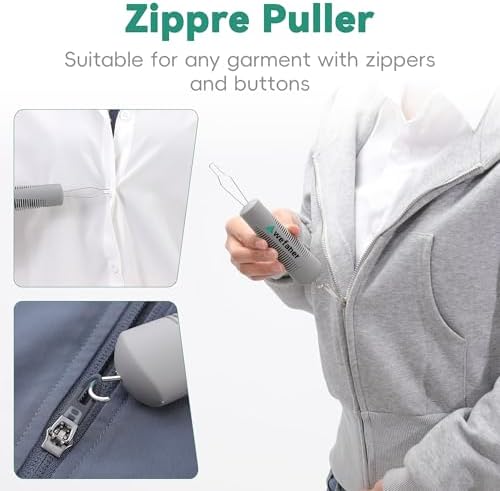 Asistente de Botones y Cremalleras Wefaner, Dispositivo de Ayuda para Vestirse con una Mano, Regalo para Personas Mayores, Ideal para Artritis y - imagen 4