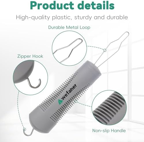 Asistente de Botones y Cremalleras Wefaner, Dispositivo de Ayuda para Vestirse con una Mano, Regalo para Personas Mayores, Ideal para Artritis y - imagen 6