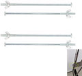 DraCra Paquete de 4 Piezas de Tornillo de Montaje para Empuñadura de Muletas 5.5'' Barra de Metal con Tuerca Ajustable para Ayuda Médica para Adultos - imagen 1