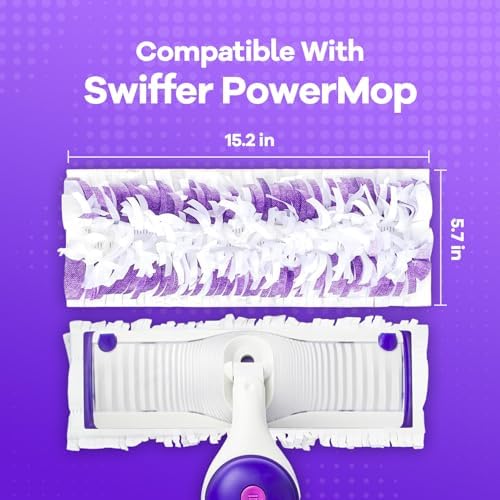 Paquete de 11 Repuestos de Paños Desechables para Mopas Eléctricas Swiffer, Limpiador Multi-Superficie para Pisos de Cerámica, Vinil, Laminado y - imagen 2