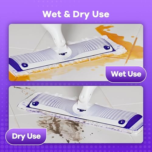 Paquete de 11 Repuestos de Paños Desechables para Mopas Eléctricas Swiffer, Limpiador Multi-Superficie para Pisos de Cerámica, Vinil, Laminado y - imagen 5