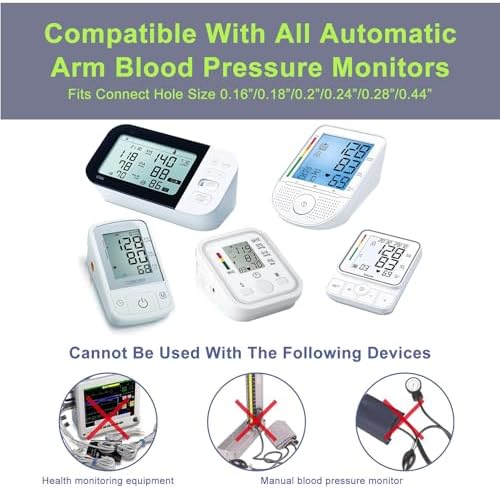 Manguito Reemplazo Extra Grande para Monitores de Presión Omron 22-52CM - Manguito Ajustable XL para Tensión Arterial, Incluye 6 Interfaces - imagen 3
