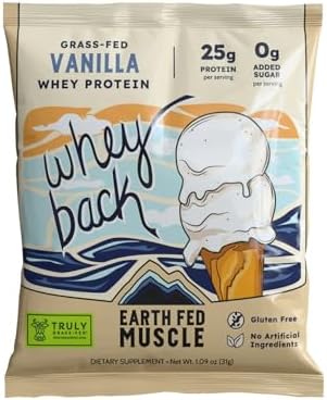 Proteína de Suero de Leche Earth Fed Muscle Back Irish - Aislado de Suero de Leche Certificado NSF, Sin Ingredientes Artificiales, Sin Soja, Sin - imagen 1