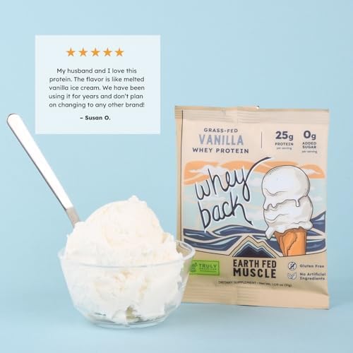 Proteína de Suero de Leche Earth Fed Muscle Back Irish - Aislado de Suero de Leche Certificado NSF, Sin Ingredientes Artificiales, Sin Soja, Sin - imagen 5