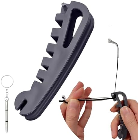 Kit de Reparación de Gafas - Herramientas Todo en Uno para Ajuste y Apriete de Gafas con Destornillador, Reemplaza Múltiples Herramientas - imagen 1